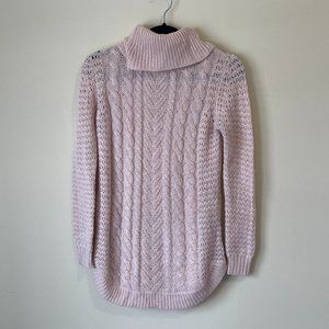 Reitmans Light Pink Turtleneck Sweater